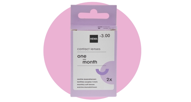 Hema One month zachte maandlenzen